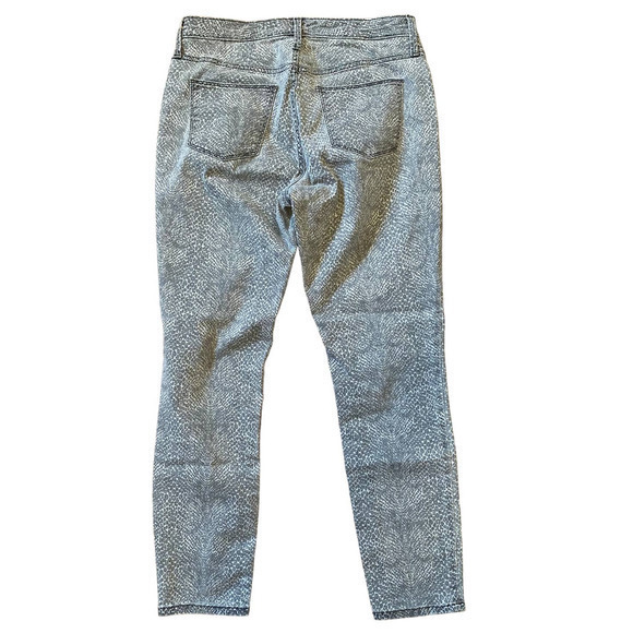 Universal Thread Grey White Snake Pattern Denim Jeans Straight Leg 12 - Picture 2 of 12